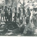 1948- חברי הקיבוץ באימון נשק במקלע כבד