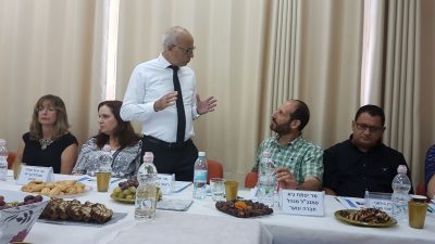 ביקור יפתח גיא סמנכל משרד החינוך בתיכון מקיף נשר אוקטובר 2017