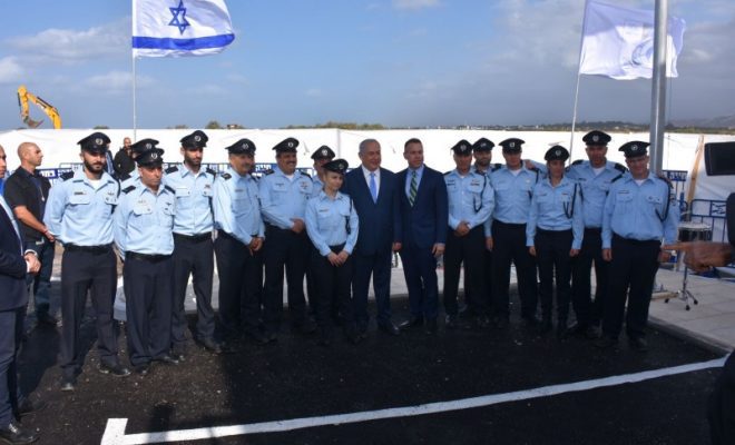 תחנת המשטרה החדשה בג'סר א-זרקא