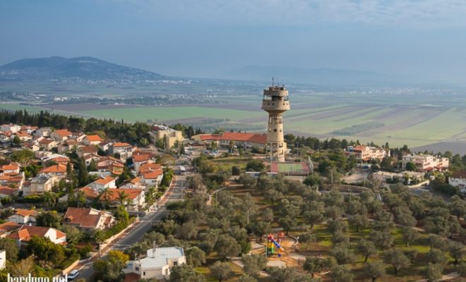 מגדל העמק תמונה אווירית