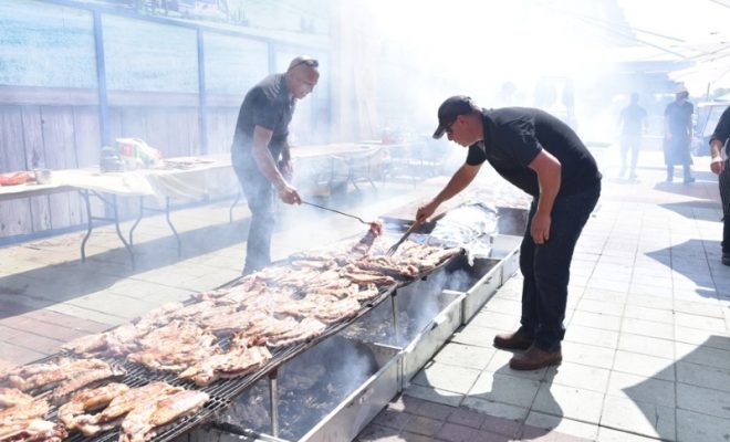 עין המפרץ: כ 8000 משתתפים אכלו 2.5 טון בשר על האש