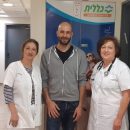 הצלת חיים בטכניון - דר ענת רוזנצוויג ורינה חנן עם המטופל