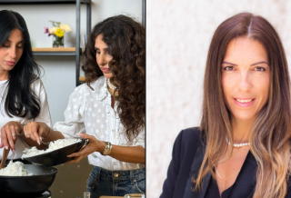 יפעת הללי עם מירי כהן ואלין כהן