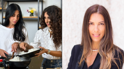 יפעת הללי עם מירי כהן ואלין כהן